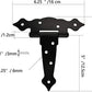 TamBee Ornamental T Hinge Shed Door Hinges 5inch - TamBee