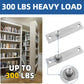 TamBee Pivot Door Hinge Hidden Door Hinges for Secret Door 304 Stainless Steel Hidden Bookcase Hinges with Door Ball Catch 136KG Load - Bearing - TamBee