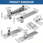 TamBee Pivot Door Hinge Hidden Door Hinges with Door Ball Catch - TamBee
