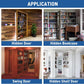 TamBee Pivot Door Hinge Hidden Door Hinges with Door Ball Catch - TamBee