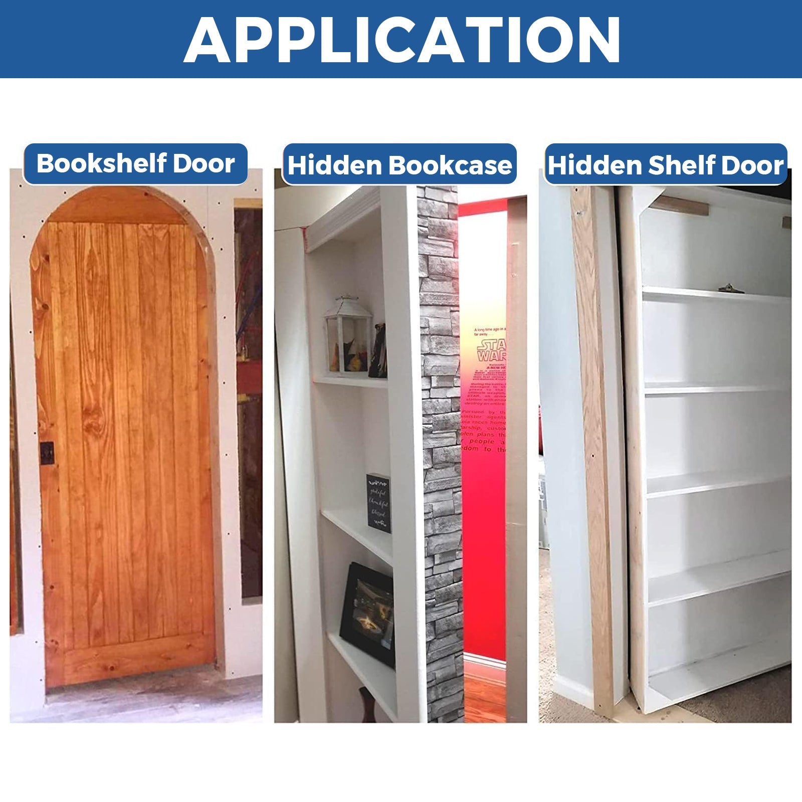 TamBee Pivot Door Hinge Hidden Door Hinges with Door Ball Catch - TamBee