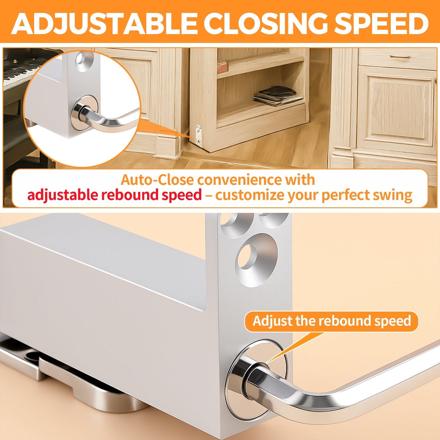 TamBee Self Closing Hidden Door Hinges Pivot Door Hinges - TamBee
