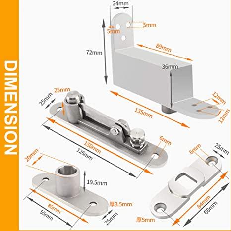 TamBee Self Closing Hidden Door Hinges Pivot Door Hinges - TamBee